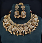 Antique Necklace 09438 - KRISHNA'S SWETA JEWELLERY