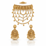 Antique Necklace 09618 - KRISHNA'S SWETA JEWELLERY