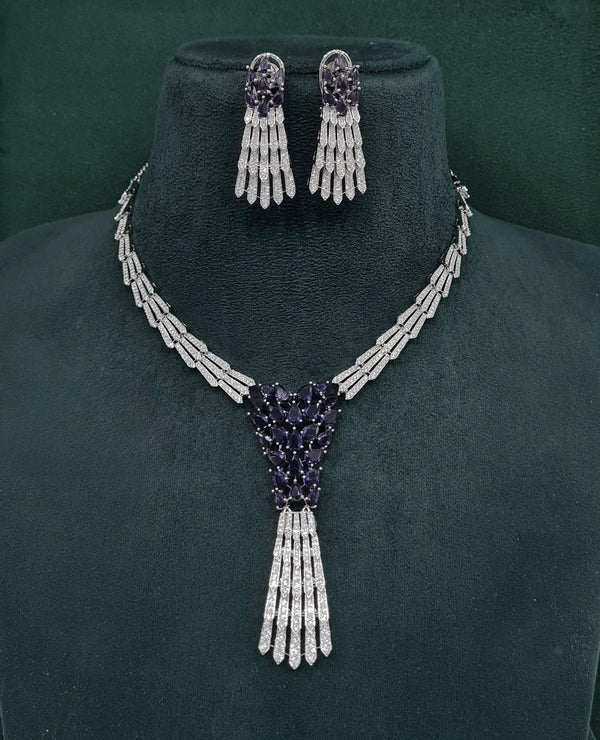 Cz Necklace 10105