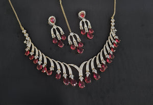 Cz Necklace 10640