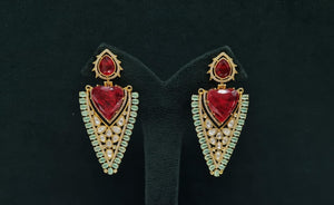 Kundan Earrings 08206