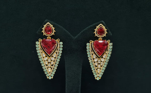 Kundan Earrings 08206