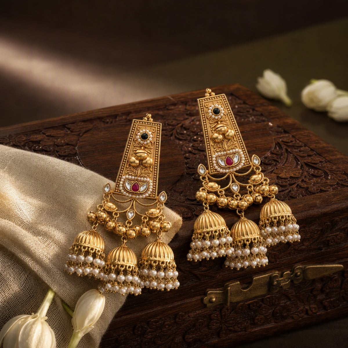 Kashmiri Earrings 05949