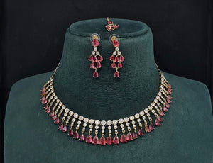 Cz Necklace 10258