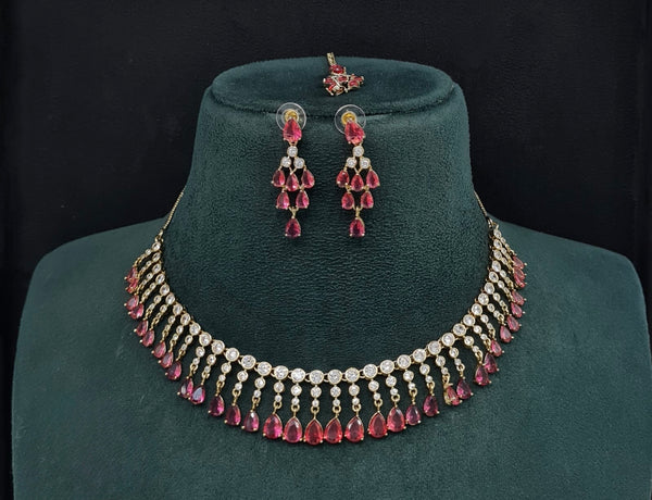 Cz Necklace 10258