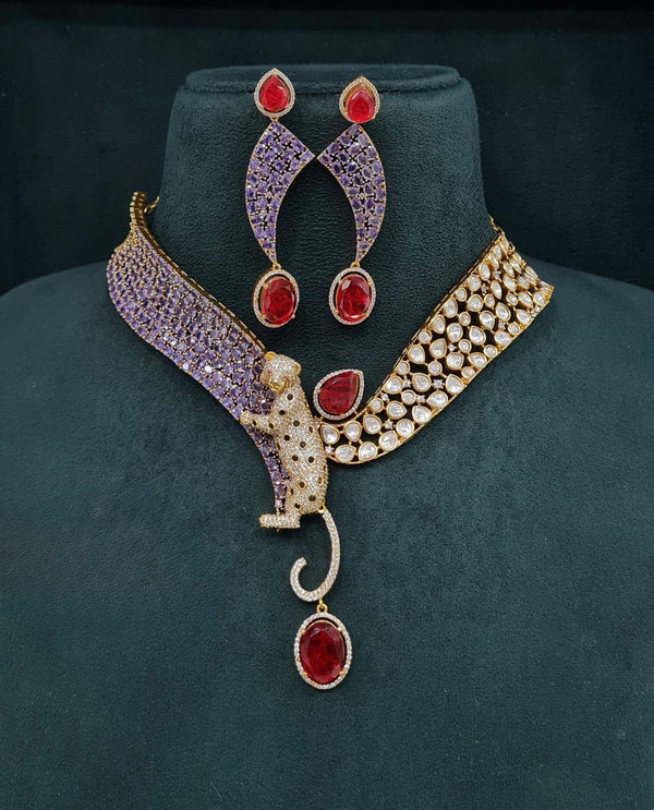 Kundan Necklace 08218