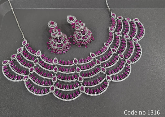 Cz Necklace 03848