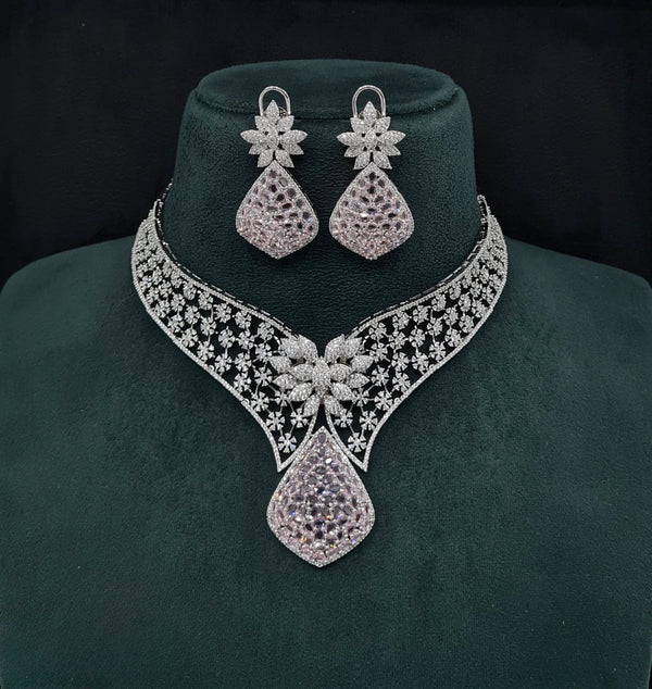 Cz Necklace 10138