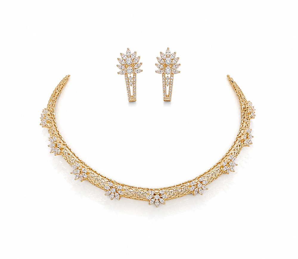 Cz Necklace 10030