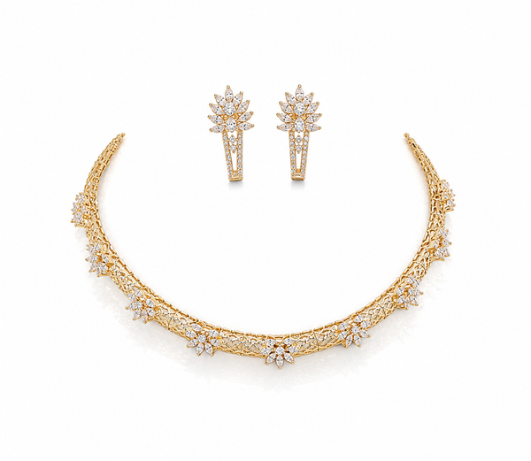 Cz Necklace 10030