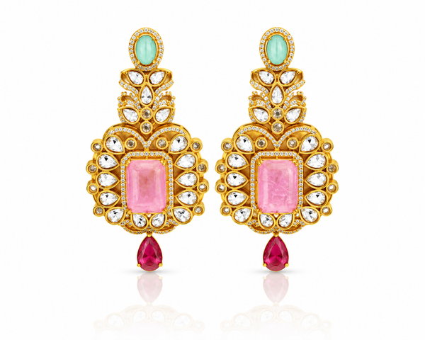 Kundan Earrings 03810