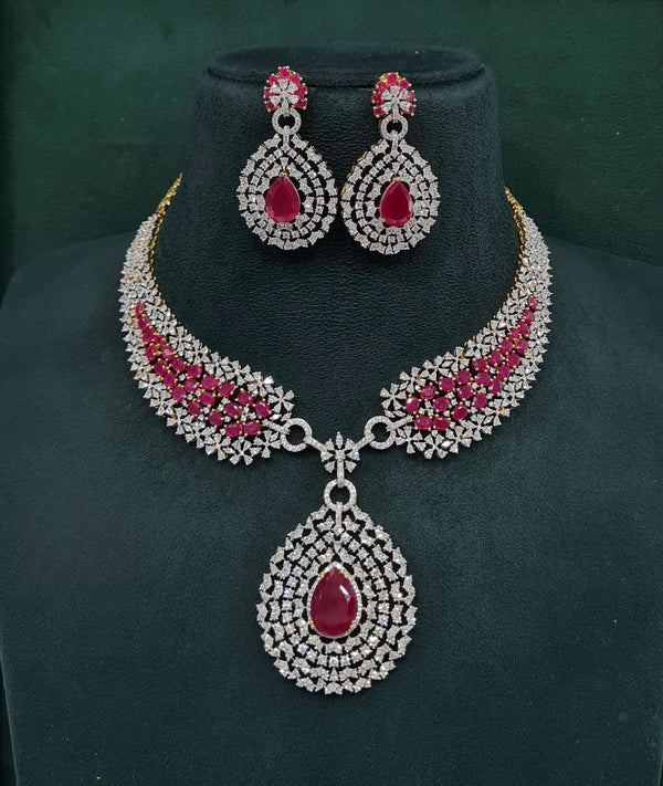 Cz Necklace 10099