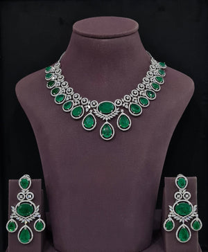 Cz Necklace 10638