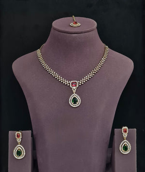 Cz Necklace 11342