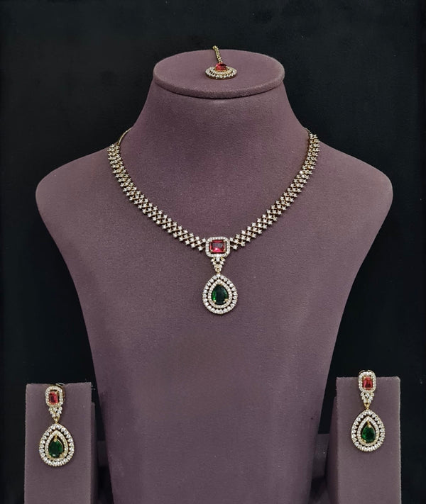 Cz Necklace 11342
