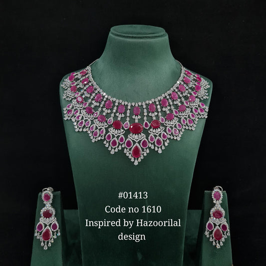 Cz Necklace 01413