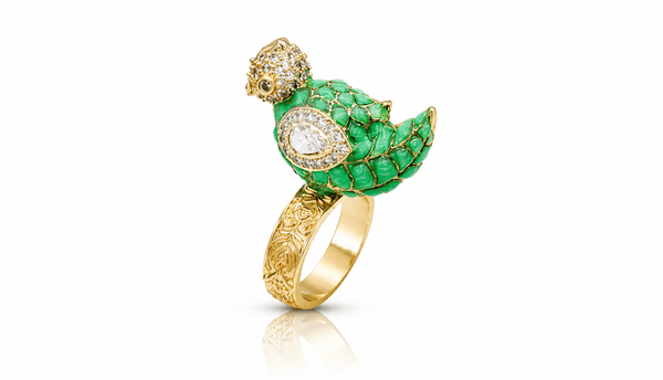 Bird Fingerring 06556 - KRISHNA'S SWETA JEWELLERY