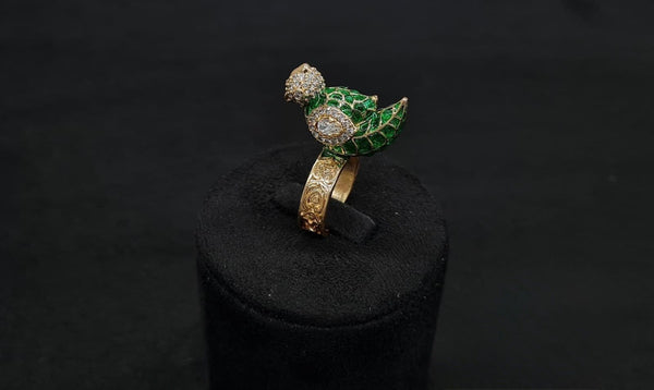 Bird Fingerring 06556 - KRISHNA'S SWETA JEWELLERY