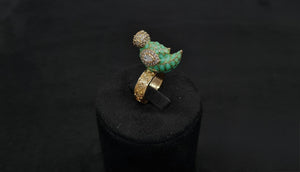 Bird Fingerring 06556 - KRISHNA'S SWETA JEWELLERY