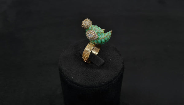 Bird Fingerring 06556 - KRISHNA'S SWETA JEWELLERY