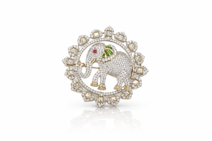 Brooch 08564 - KRISHNA'S SWETA JEWELLERY