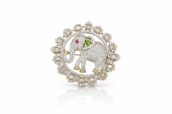 Brooch 08564 - KRISHNA'S SWETA JEWELLERY