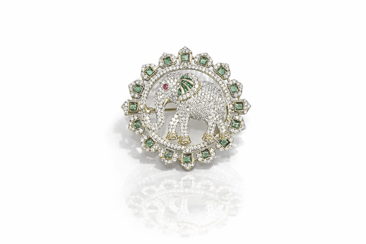 Brooch 08564 - KRISHNA'S SWETA JEWELLERY
