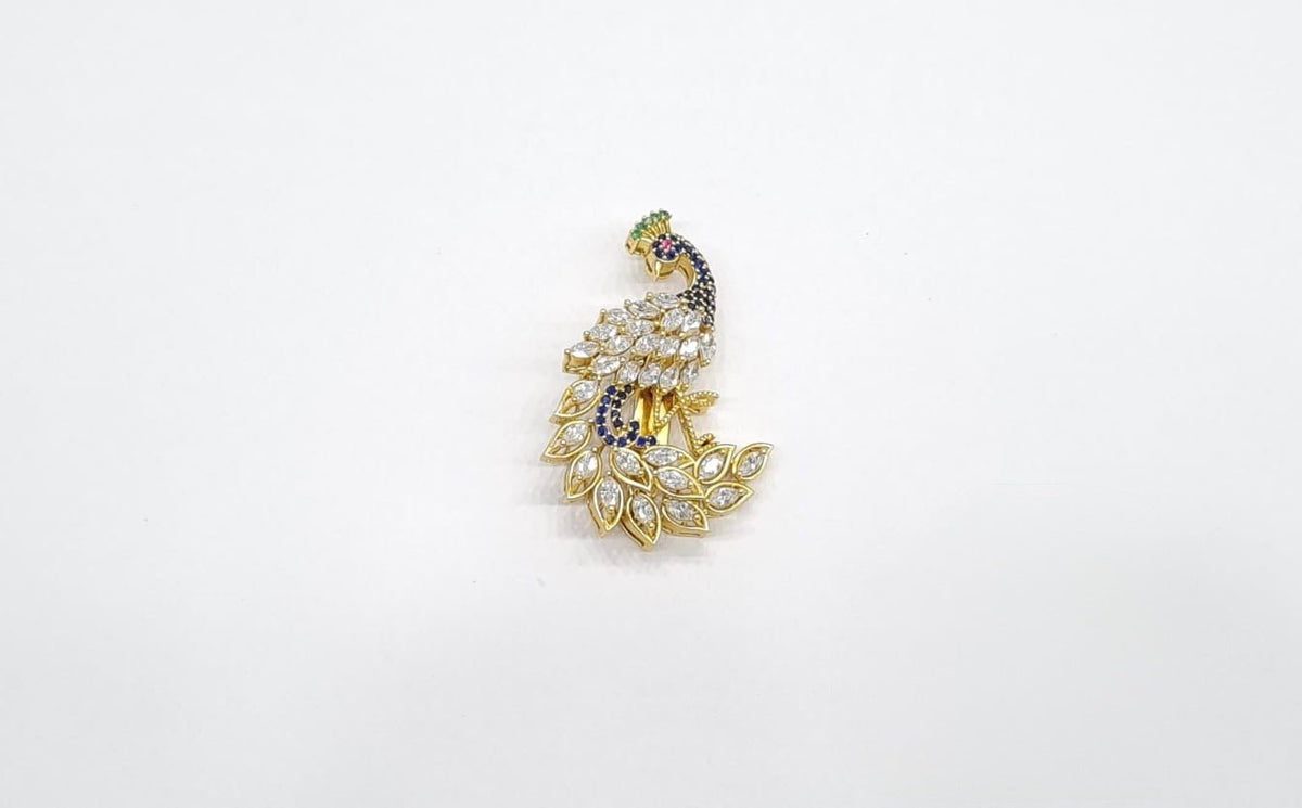 Brooch 10487 - KRISHNA'S SWETA JEWELLERY