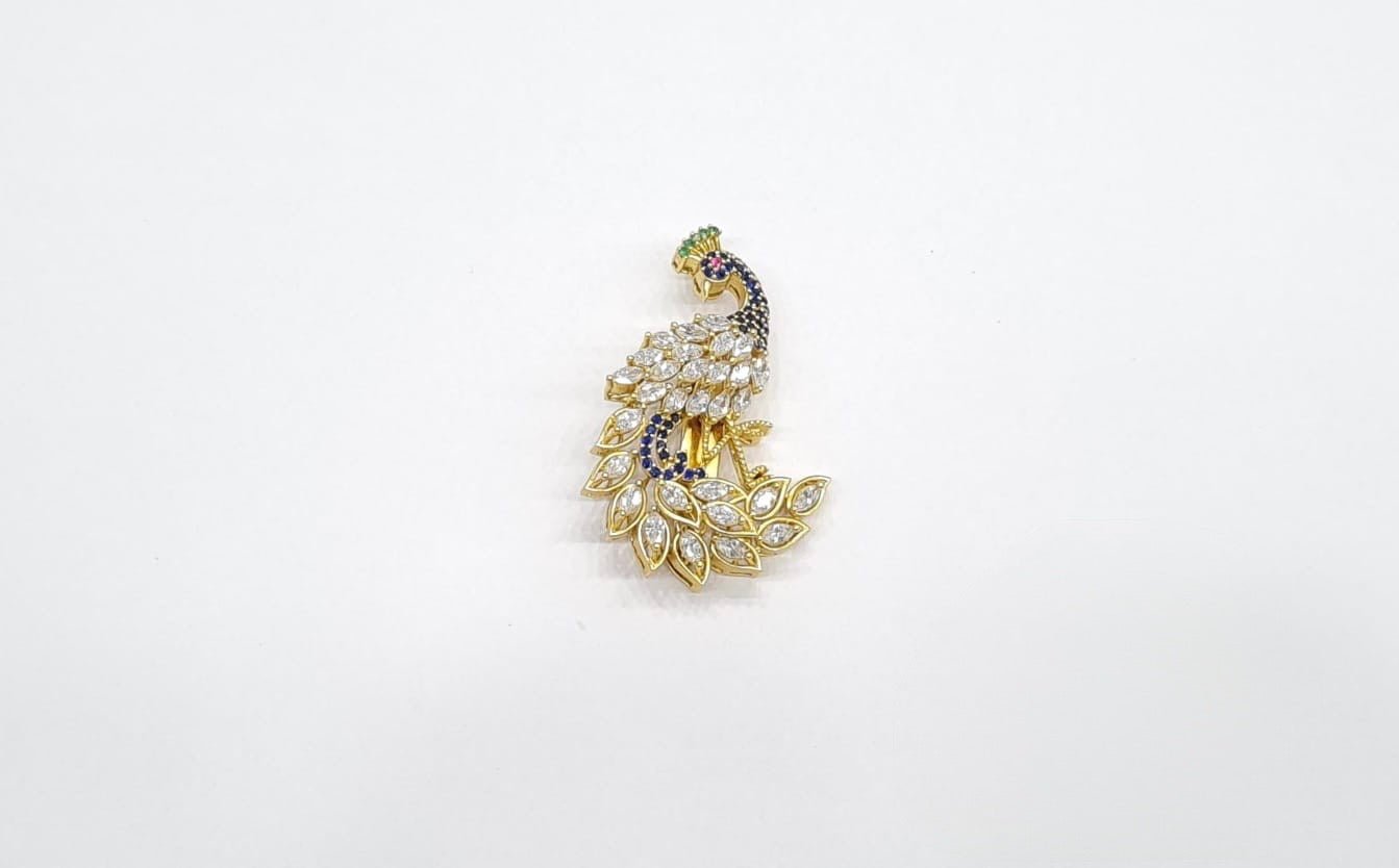 Brooch 10487 - KRISHNA'S SWETA JEWELLERY