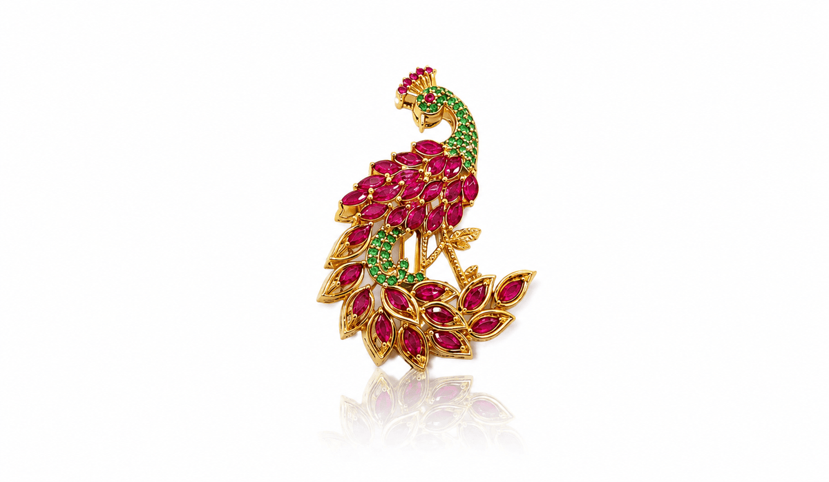 Brooch 10487 - KRISHNA'S SWETA JEWELLERY