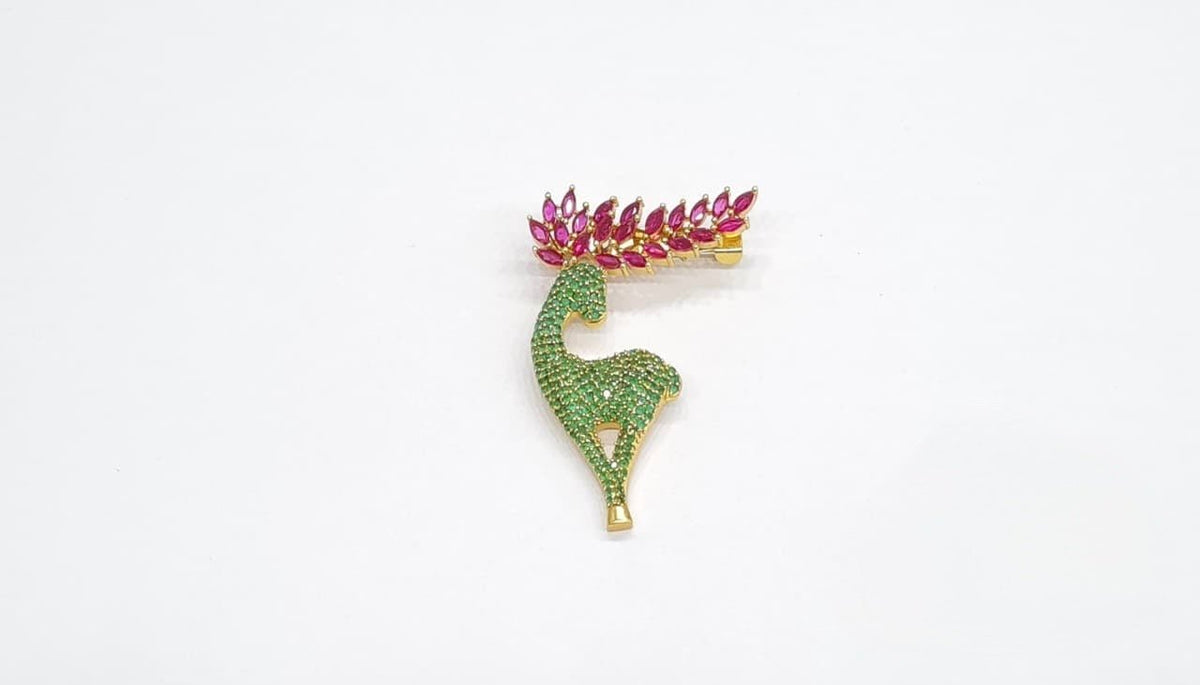 Brooch 10488 - KRISHNA'S SWETA JEWELLERY