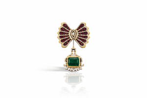 Butterfly Brooch 09382 - KRISHNA'S SWETA JEWELLERY