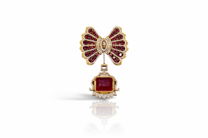 Butterfly Brooch 09382 - KRISHNA'S SWETA JEWELLERY