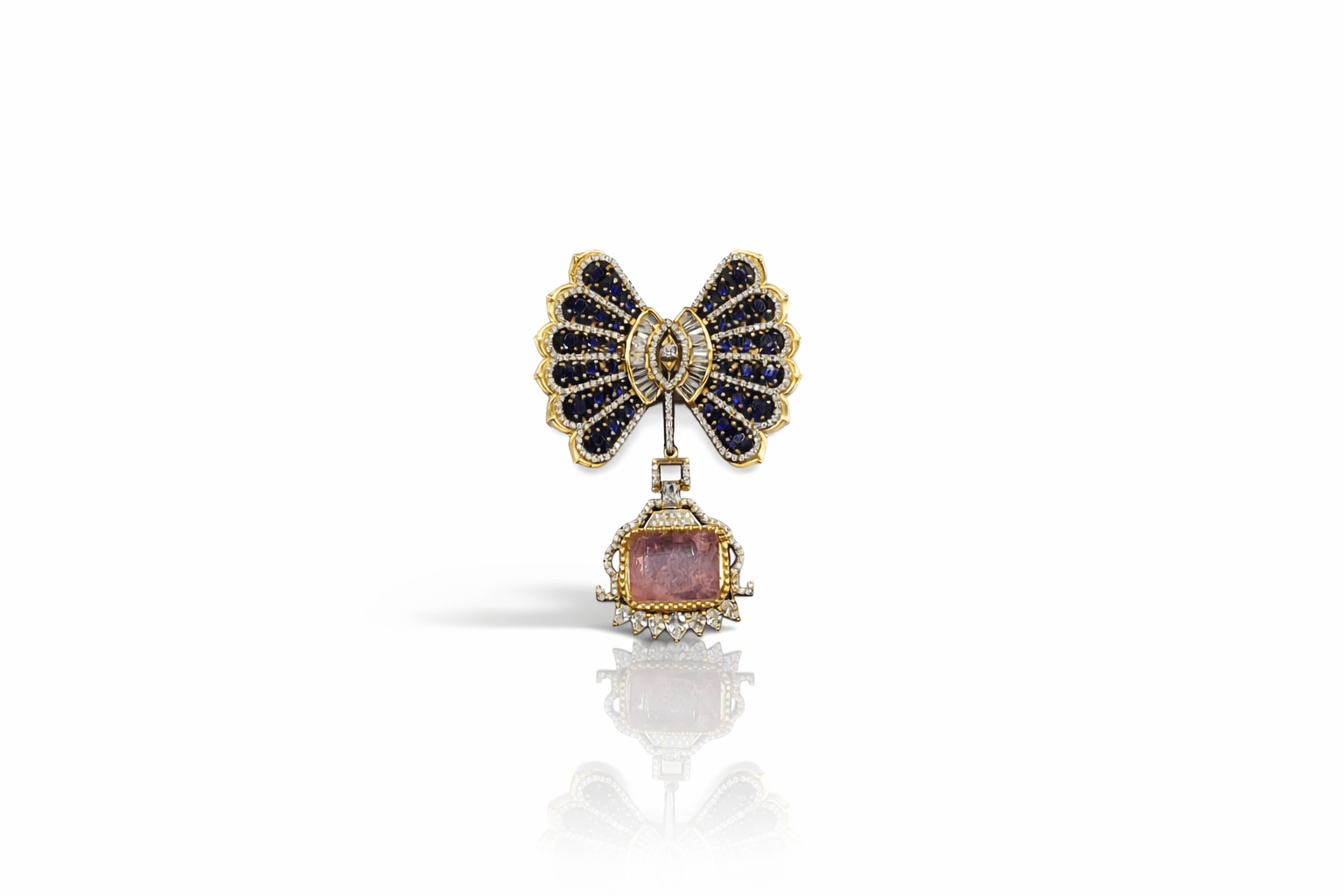Butterfly Brooch 09382 - KRISHNA'S SWETA JEWELLERY