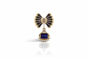 Butterfly Brooch 09382 - KRISHNA'S SWETA JEWELLERY