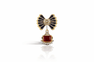 Butterfly Brooch 09382 - KRISHNA'S SWETA JEWELLERY