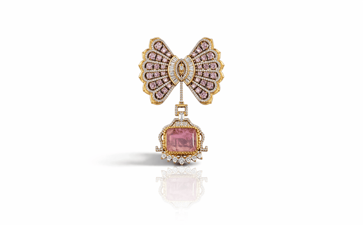 Butterfly Brooch 09382 - KRISHNA'S SWETA JEWELLERY