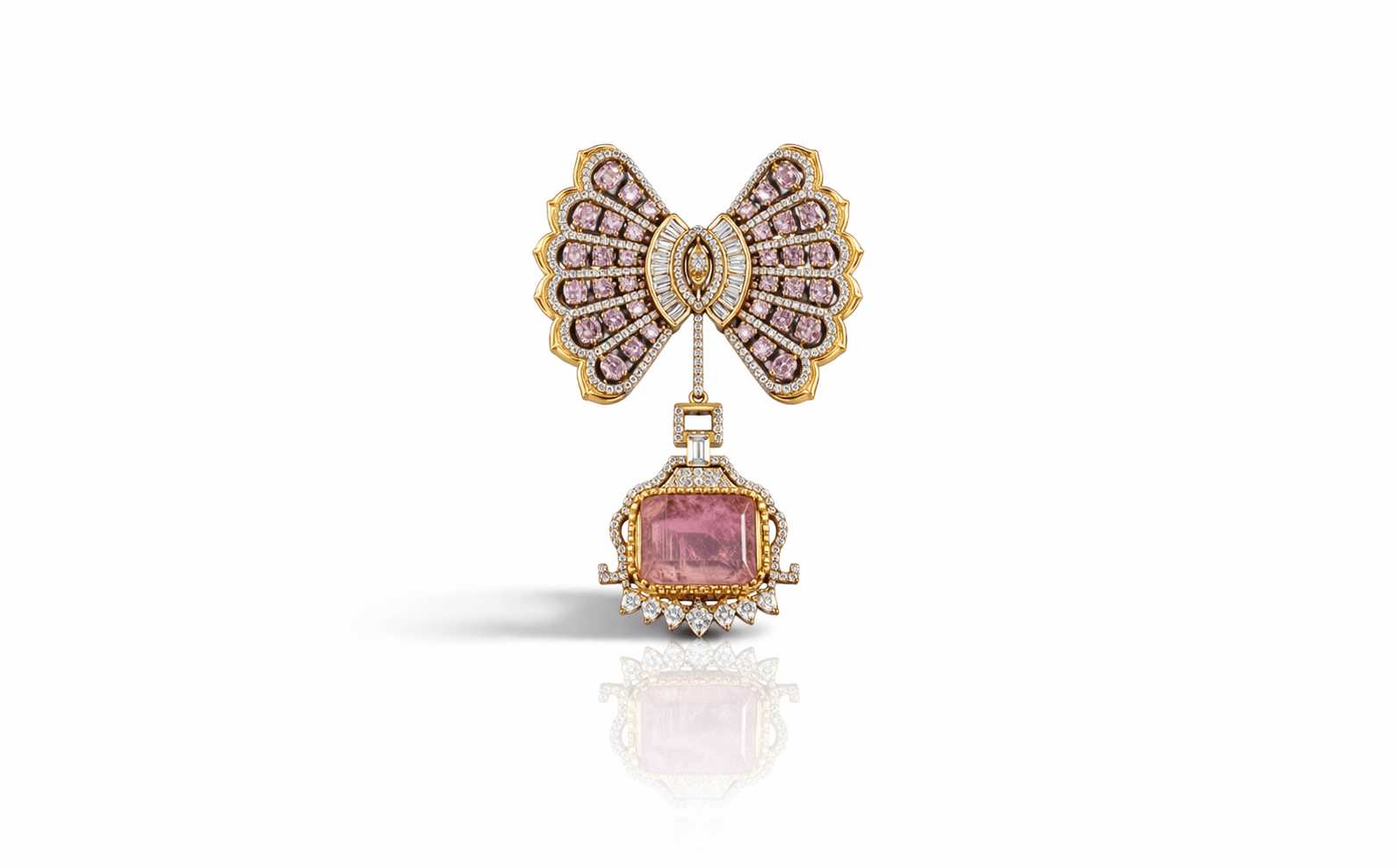 Butterfly Brooch 09382 - KRISHNA'S SWETA JEWELLERY