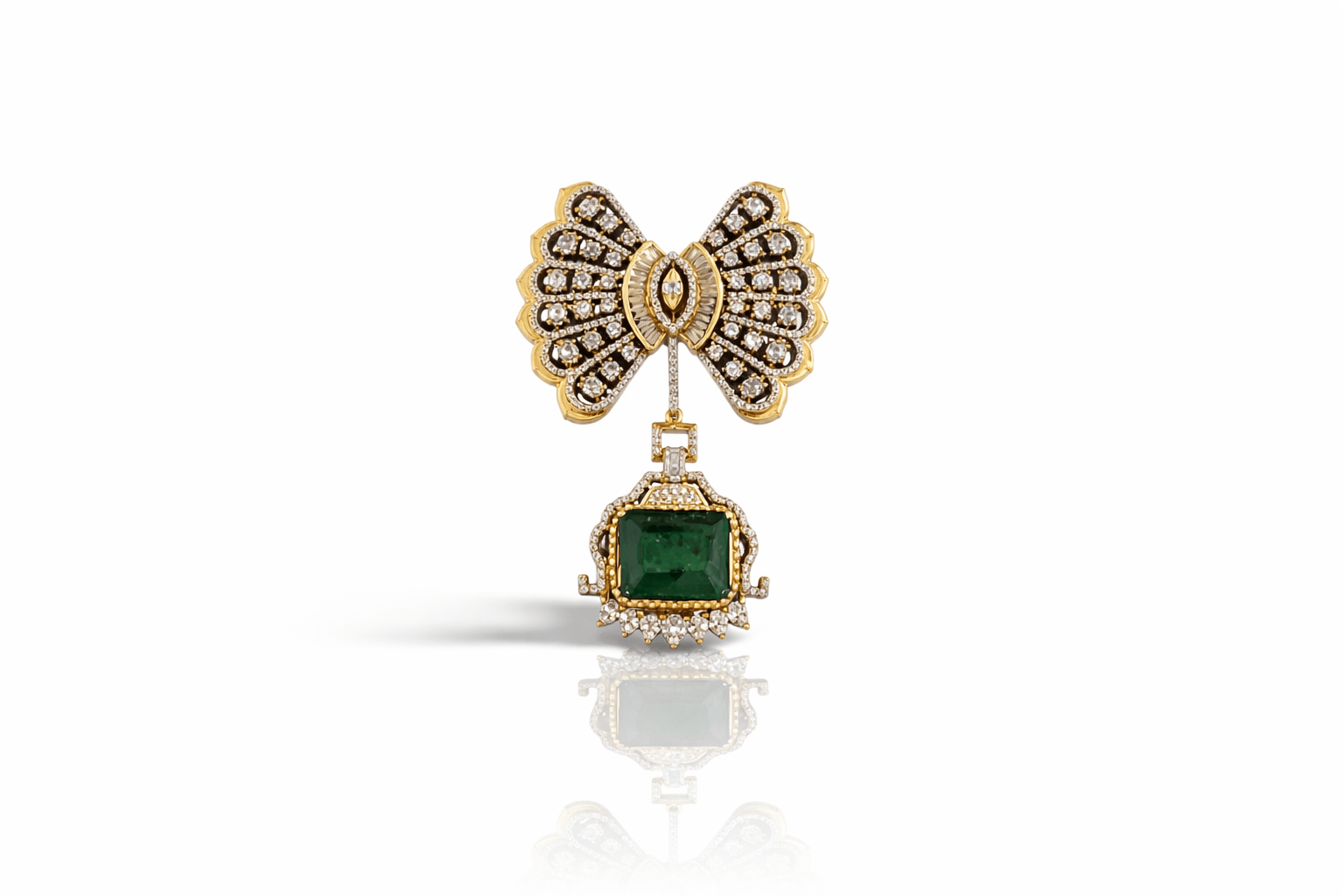 Butterfly Brooch 09382 - KRISHNA'S SWETA JEWELLERY