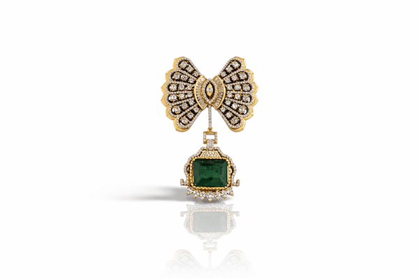 Butterfly Brooch 09382 - KRISHNA'S SWETA JEWELLERY