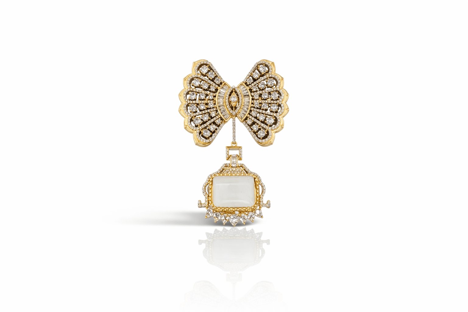 Butterfly Brooch 09382 - KRISHNA'S SWETA JEWELLERY