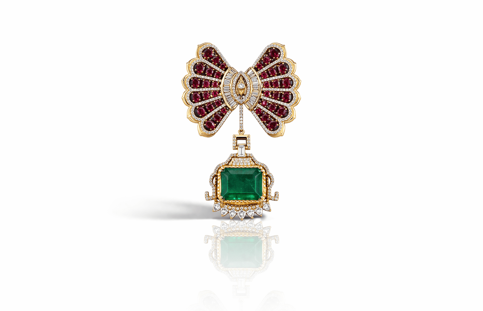 Butterfly Brooch 09382 - KRISHNA'S SWETA JEWELLERY