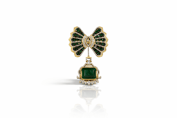Butterfly Brooch 09382 - KRISHNA'S SWETA JEWELLERY