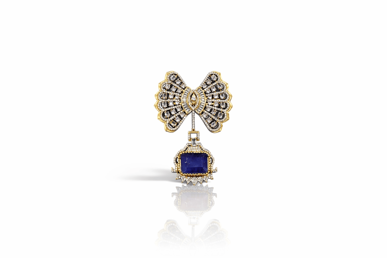 Butterfly Brooch 09382 - KRISHNA'S SWETA JEWELLERY