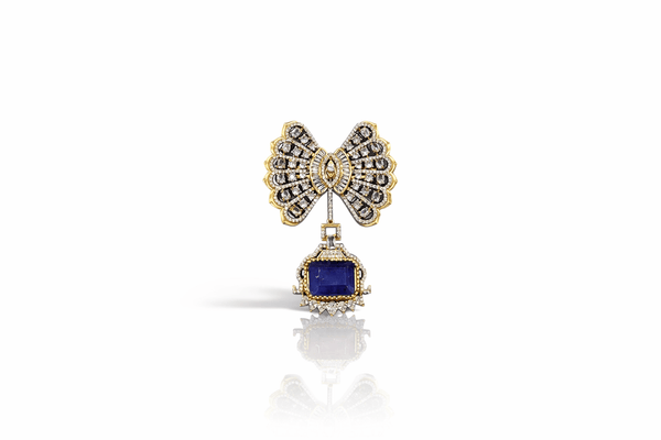 Butterfly Brooch 09382 - KRISHNA'S SWETA JEWELLERY