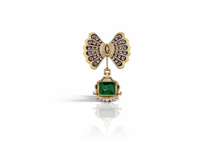 Butterfly Brooch 09382 - KRISHNA'S SWETA JEWELLERY