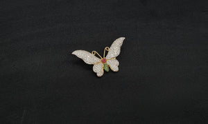 Butterfly Brooch 11002 - KRISHNA'S SWETA JEWELLERY