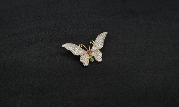 Butterfly Brooch 11002 - KRISHNA'S SWETA JEWELLERY
