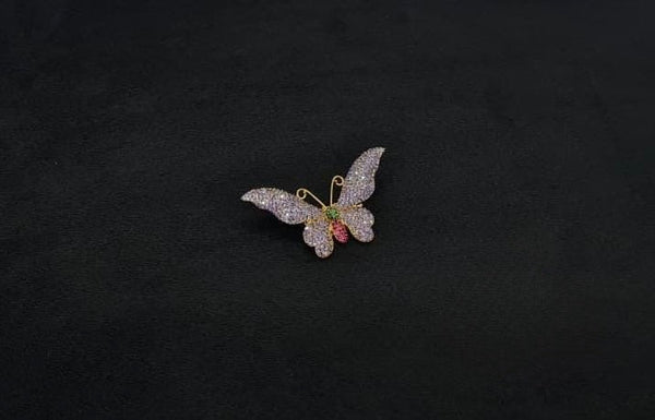 Butterfly Brooch 11002 - KRISHNA'S SWETA JEWELLERY