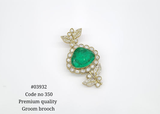 Kundan Brooch 03932